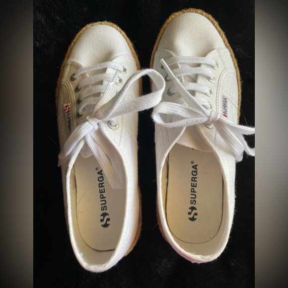 Superga white rope platform shoes - Picture 4 of 7